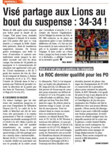 La Meuse - Liège - Basse- Meuse du 24022020 - BeNe-League + D1 - D2 nationale + D1 LFH - Compte-rendu